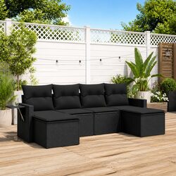 Practical 6-Piece Garden Sofa Set for Your Patio