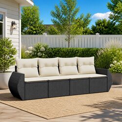 Practical 4 Piece Garden Sofa Set for Your Outdoor Needs