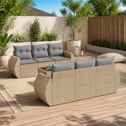 Versatile 7 Piece Garden Sofa Set for Your Outdoor Space
