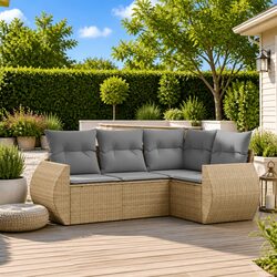 Comfortable and Versatile 4-Piece Outdoor Sofa Set