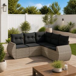 Practical 5 Piece Garden Sofa Set for Your Outdoor Living