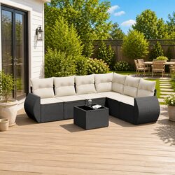 Versatile 7-Piece Sofa Set for Any Outdoor Space