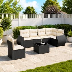 Functional 7-Piece Sofa Set for Your Outdoor Area