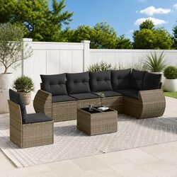 Practical 7-Piece Garden Sofa Set for Any Outdoor Area