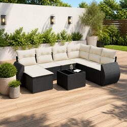 Practical 8-Piece Outdoor Sectional Sofa Set for Any Space