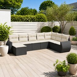 Functional 8 Piece Outdoor Sofa Set for Any Space