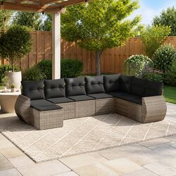 Functional Grey Outdoor Sectional Sofa Set for Any Space