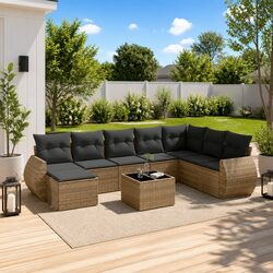 Versatile 9-Piece Outdoor Sofa Set for Various Spaces