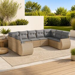 Practical Outdoor 9-Piece Sofa Set for Your Home