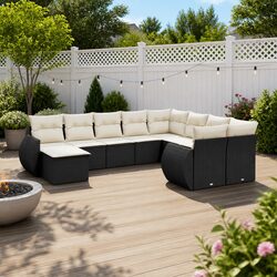 Practical Outdoor Sofa Set: 10 Pieces for Your Patio