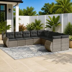 Practical 10-Piece Outdoor Sofa Set for Your Patio