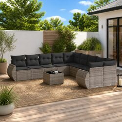 Versatile 11 Piece Outdoor Sofa Set for Your Home