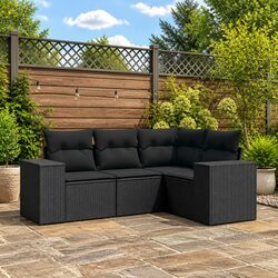 Practical 4 Piece Outdoor Sofa Set for Relaxation