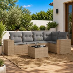 Ideal 6-Piece Garden Sofa Set for Any Outdoor Space