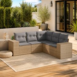 Versatile 5-Piece Outdoor Sofa Set for Gardens and Patios