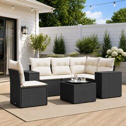Practical 6 Piece Outdoor Sofa Set for Your Patio