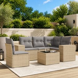 Ideal 6 Piece Garden Sofa Set for Outdoor Gatherings