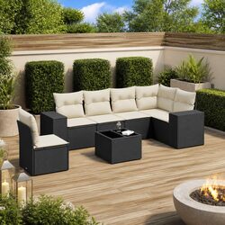 Versatile 7 Piece Garden Sofa Set for Outdoor Living