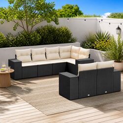 7 Piece Modular Outdoor Furniture Set for Relaxing