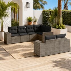 Perfect 7 Piece Garden Sofa Set for Patio Gatherings