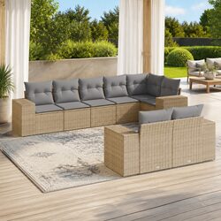 Practical 8-Piece Garden Sofa Set for Outdoor Relaxation