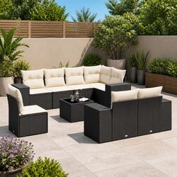 Versatile Black Garden Sofa Set for Your Outdoor Oasis