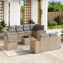 9-Piece Outdoor Sofa Set for Patios and Terraces