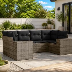 Practical 6 Piece Garden Sofa Set for Any Outdoor Area