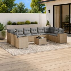 Practical 11-Piece Garden Sofa Set for Any Outdoor Setting