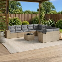 Practical Outdoor 11-Piece Garden Sofa Set for Any Space