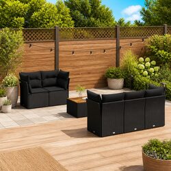Practical 6 Piece Garden Sofa Set for Any Patio