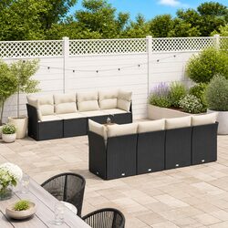 Practical 9 Piece Garden Sofa Set for Your Outdoor Use