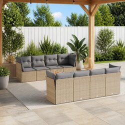 Versatile 9-Piece Garden Sofa Set for Outdoor Comfort