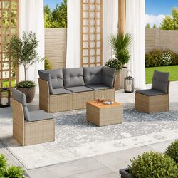Practical 6-Piece Garden Sofa Set for Your Home