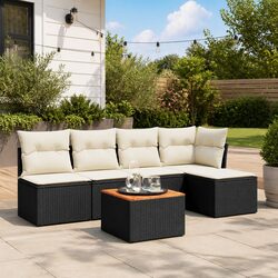 Practical 6-Piece Outdoor Garden Sofa Set for Any Space