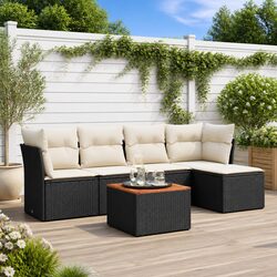 Practical 6-Piece Garden Sofa Set for Outdoor Living