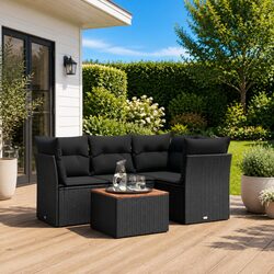Comfortable 5-Piece Outdoor Sofa Set for Relaxing