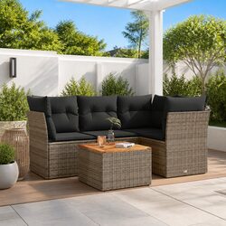 Practical 5 Piece Garden Sofa Set for Everyday Use