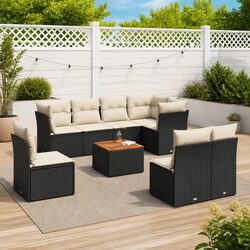 Practical 9-Piece Outdoor Sofa Set for Relaxation
