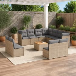 Practical 12-Piece Garden Sofa Set for Relaxing Outdoors