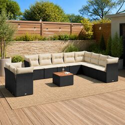 Practical 11 Piece Sofa Set for Any Outdoor Setting
