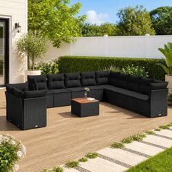 Ideal 12-Piece Sofa Set for Outdoor Relaxation