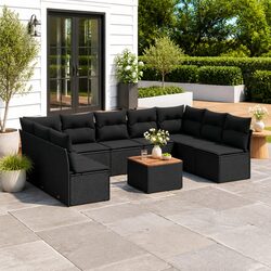 Versatile 10-Piece Garden Sofa Set for Your Outdoor Areas
