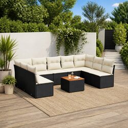 Versatile 10-Piece Garden Sofa Set for Any Outdoor Setup
