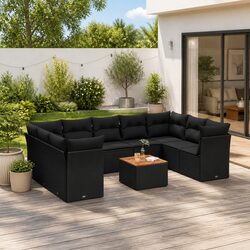 Practical 10-Piece Outdoor Sofa Set for Your Backyard