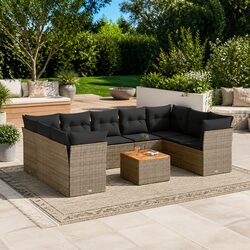 Versatile 10-Piece Outdoor Sofa Set for Various Spaces