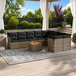 Practical 10-Piece Garden Sofa Set for Any Space