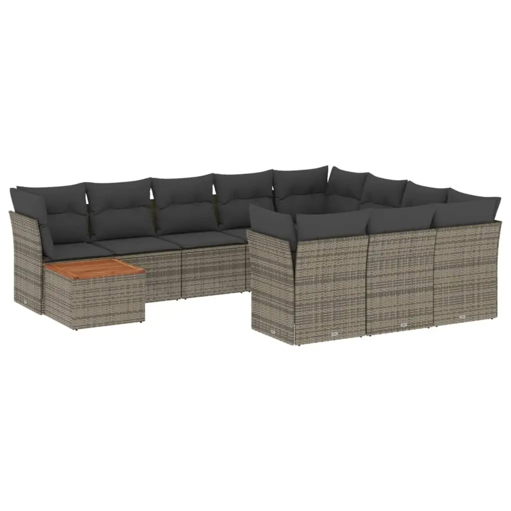 11 Piece Garden Sofa Set for Outdoor Use