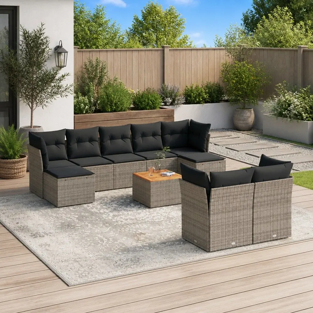 10-Piece Sofa Set for Outdoor Gatherings