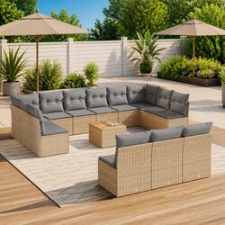 Versatile 14-Piece Sofa Set for Your Outdoor Space